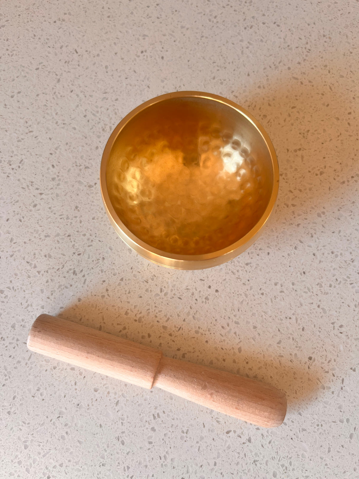 Brass Singing Bowl with Wooden Mallet | Meditation & Sound Healing